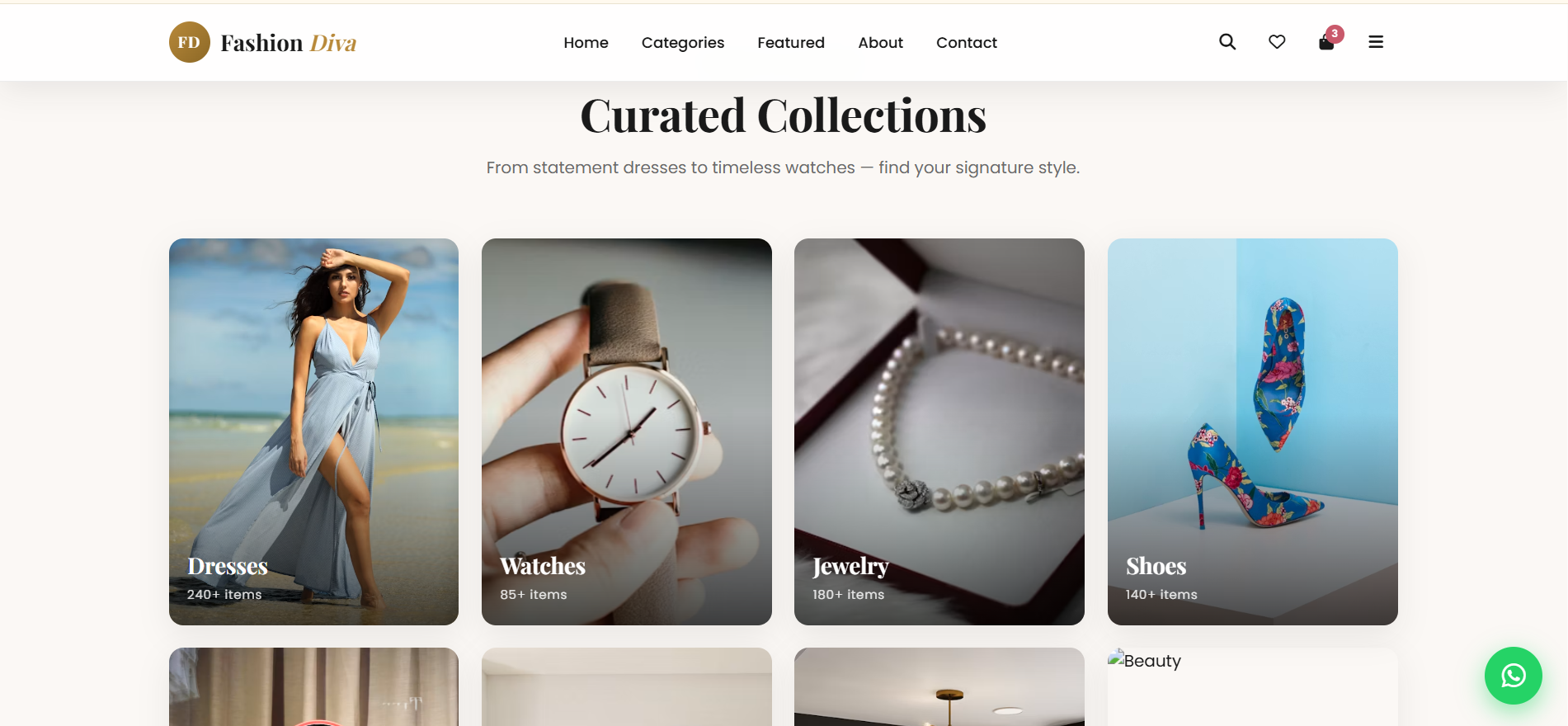LYBA Fashion Storefront Screenshot 2